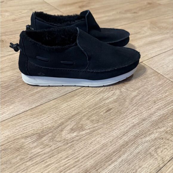 Sperry Mock Sider Moccasin Faux Fur Lined Sneaker Loafer Shoe Womens Siz… - Picture 3 of 6